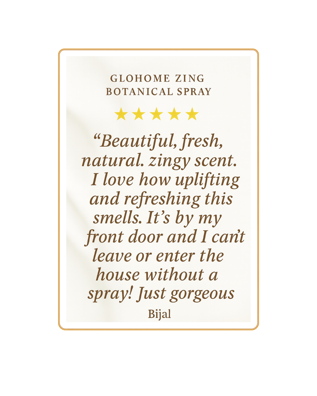 ZING – 100% Natural Botanical Multi Purpose Spray - Uplifting | Cleansing | Energising | Lemongrass