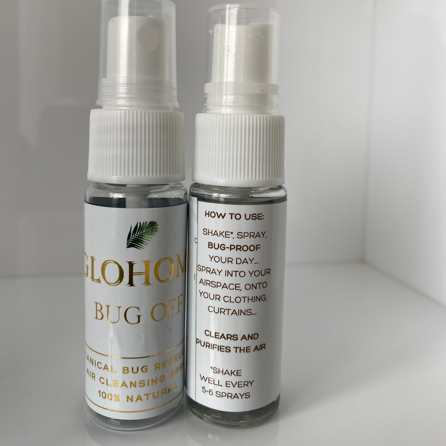 Travel Size - BUG OFF - Botanical Non Toxic Bug Repellant and Air Cleansing Spray | 20ml