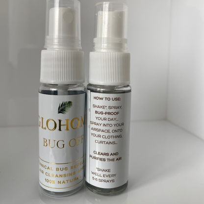 Travel Size - BUG OFF - Botanical Non Toxic Bug Repellant and Air Cleansing Spray | 20ml