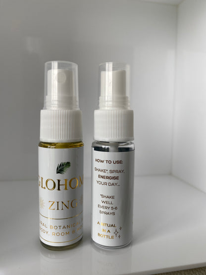 Travel Size - ZING Botanical Uplifting Energising Spray | Lemongrass