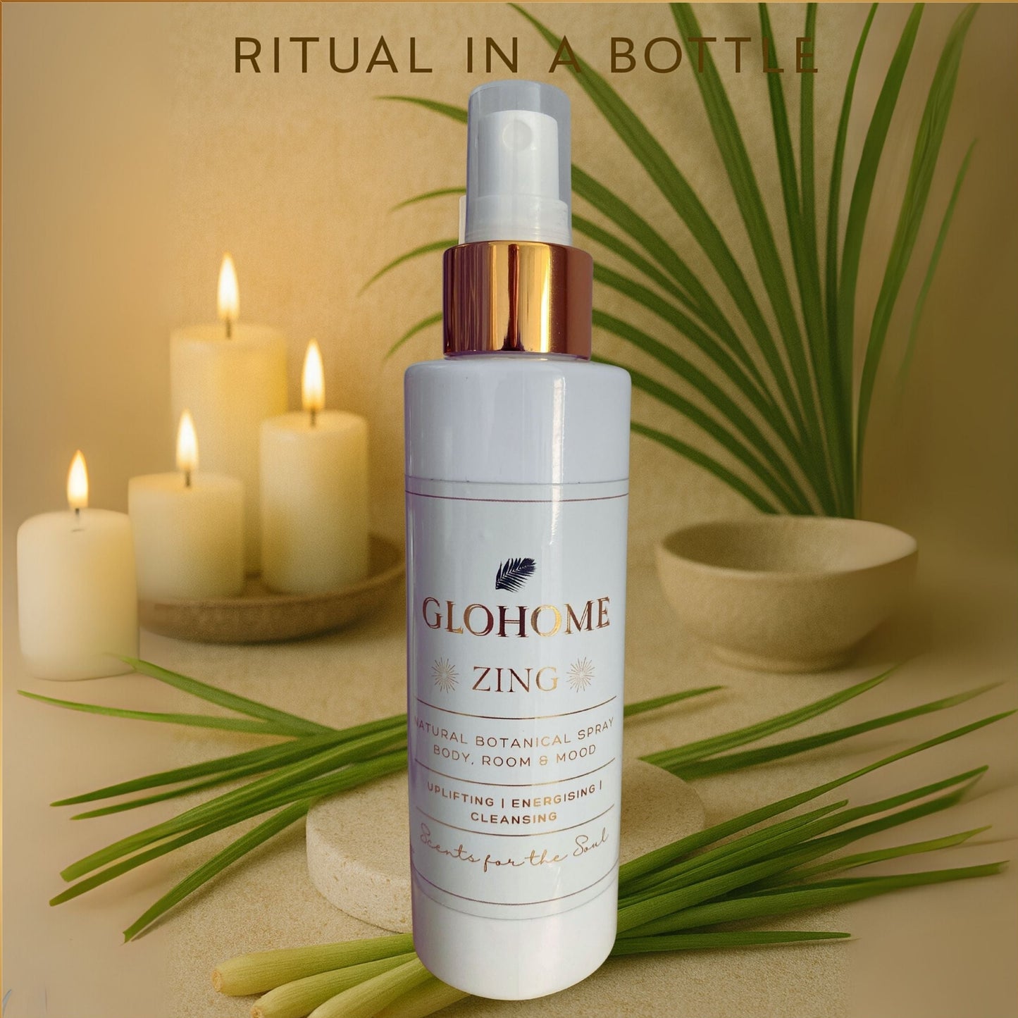 ZING – 100% Natural Botanical Multi Purpose Spray - Uplifting | Cleansing | Energising | Lemongrass