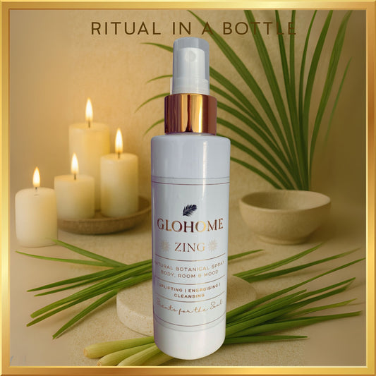 ZING – 100% Natural Botanical Multi Purpose Spray - Uplifting | Cleansing | Energising | Lemongrass